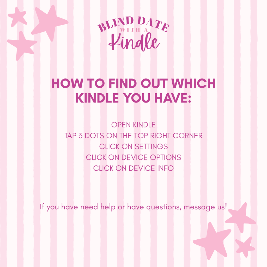 BLIND DATE WITH A KINDLE