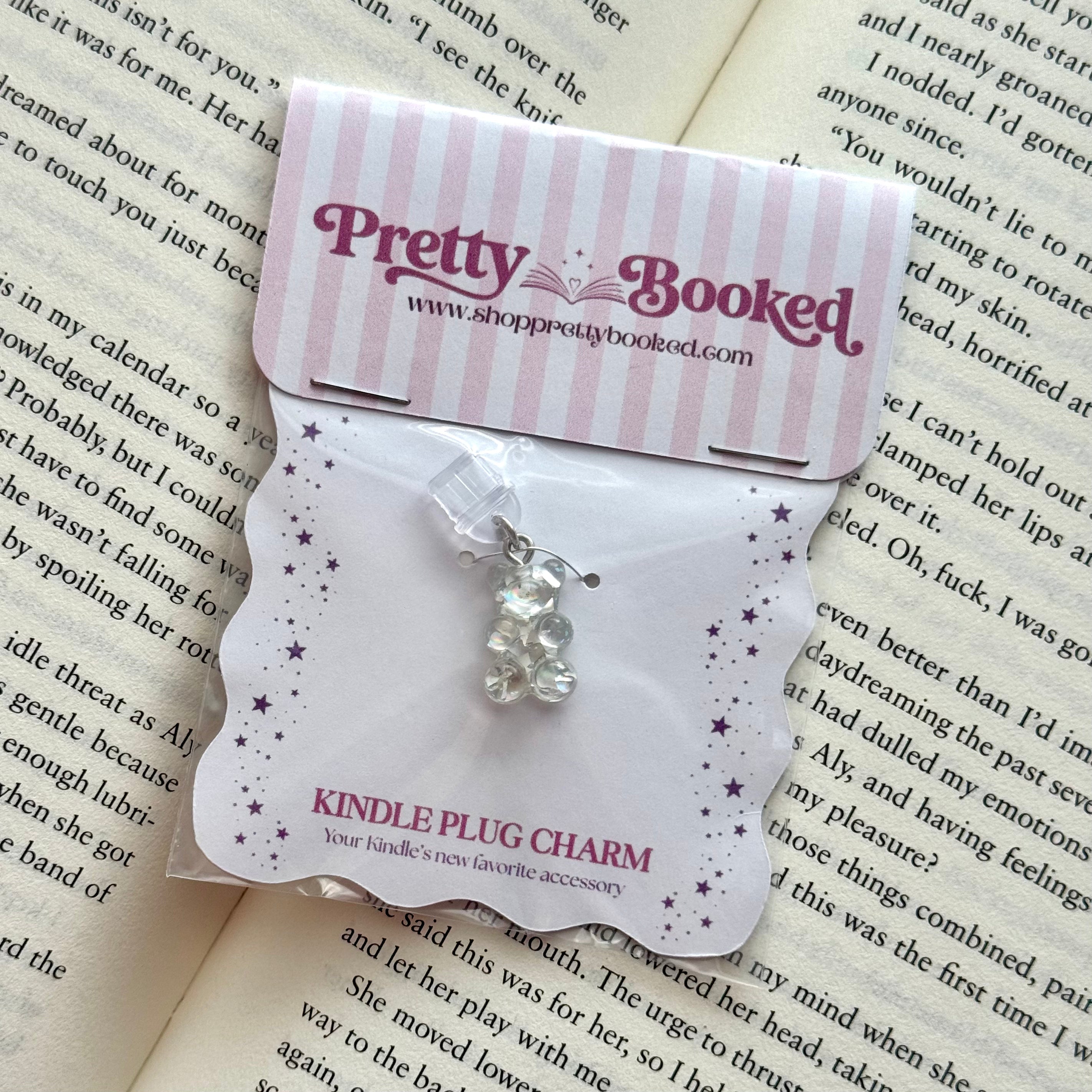 Clear Glitter Gummybear Dust Charm