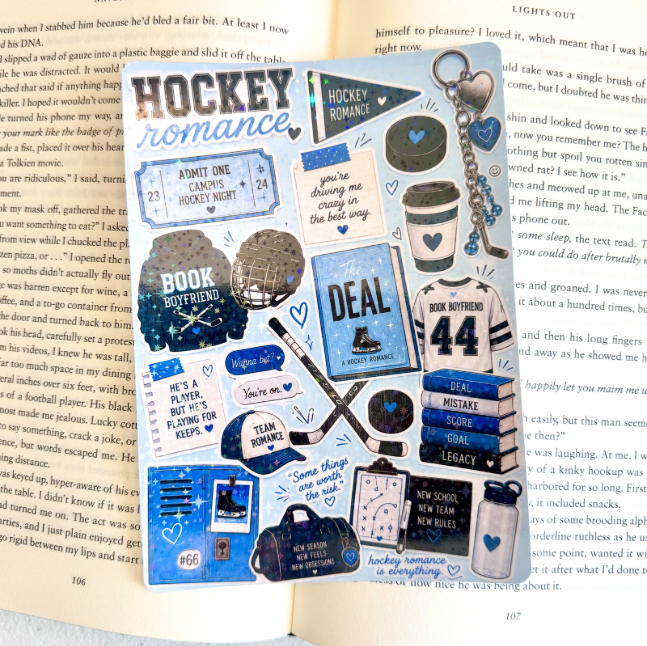 Hockey Romance Kindle Insert
